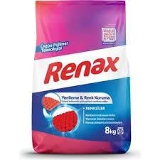RENAX TOZ DETERJAN RENKLİLERE ÖZEL 8 KG