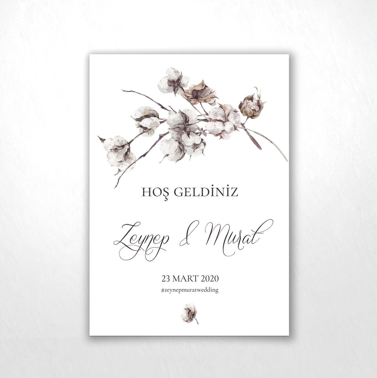 Cotton Love Karşılama Panosu