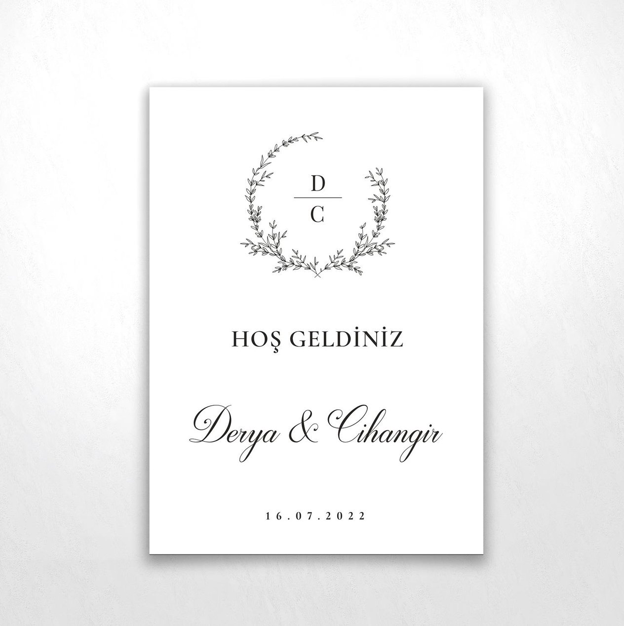 Garland Karşılama Panosu