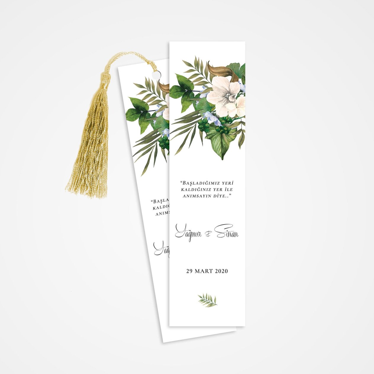 Greenery Kitap Ayracı