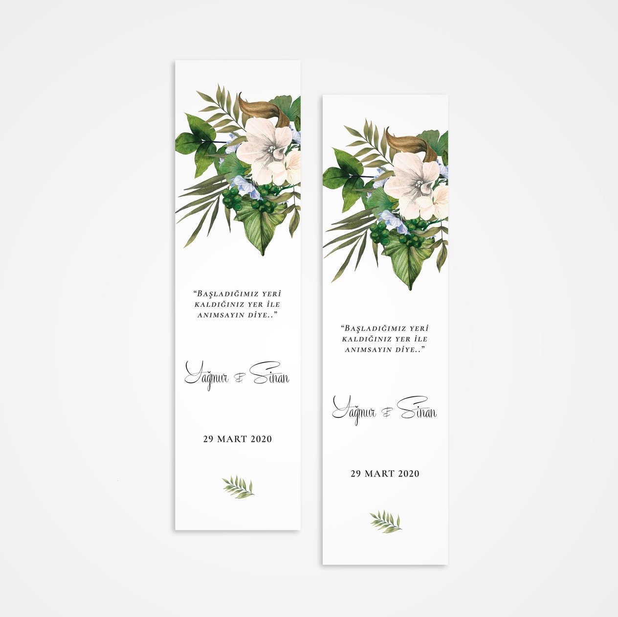 Greenery Kitap Ayracı
