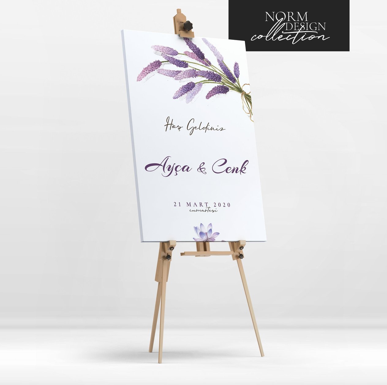 Lavender Karşılama Panosu