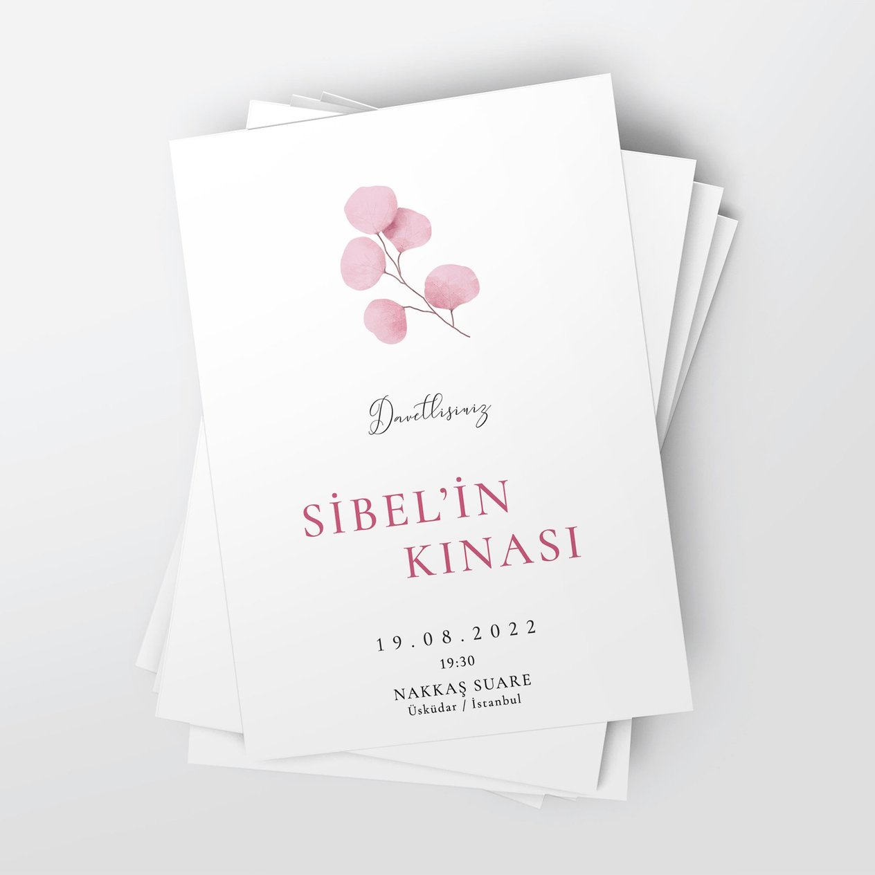 Pinky Love Kına Kartı