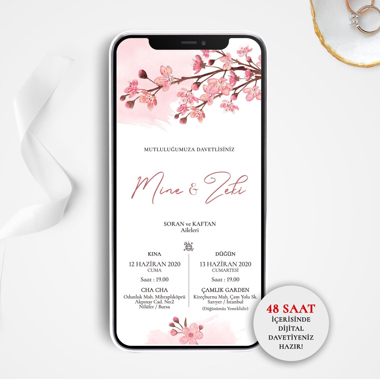 Sakura Online / Dijital Davetiye