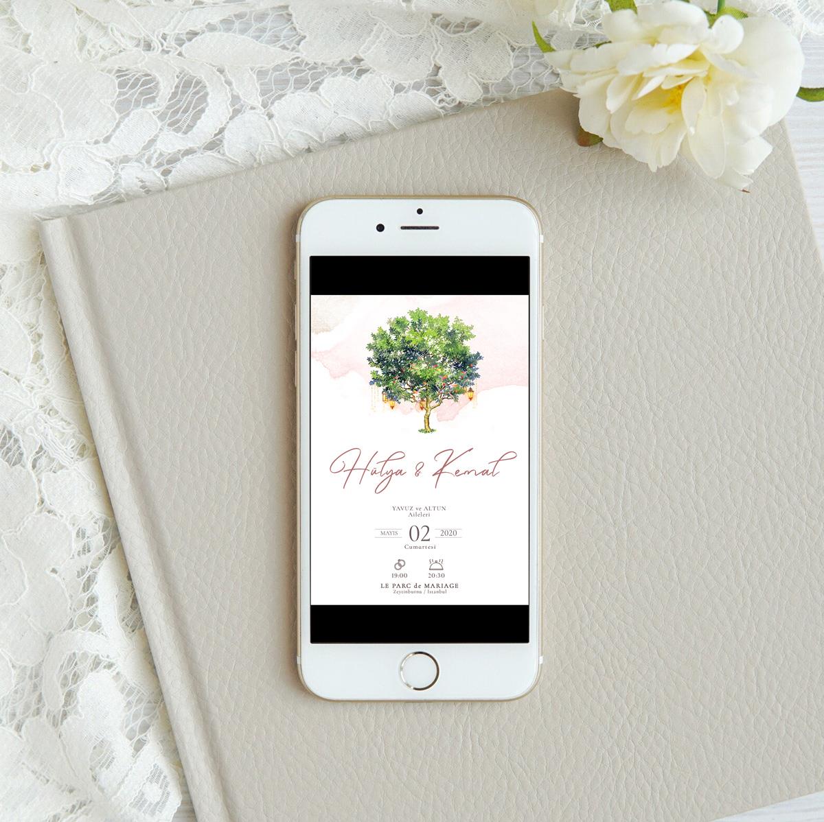 Tree Lanterns Online / Dijital Davetiye