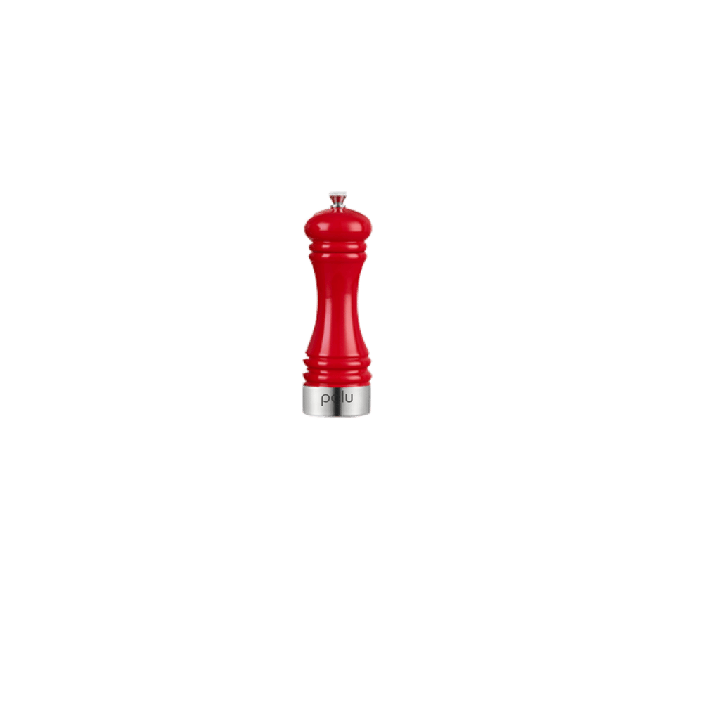 Değirmen Ahşap Öğütücü 19 cm Kırmızı Renk (57 x 57 x 187 mm)