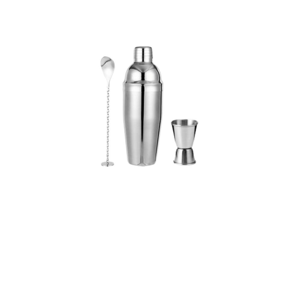 Kokteyl Shaker Seti 3 Parçalı Bar Aletleri Takım