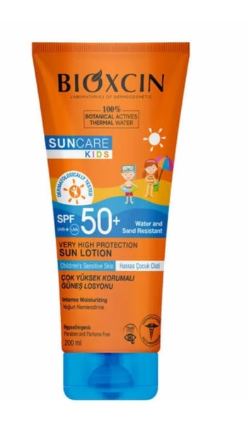 Bioxcin Sun Care Çok Çok Yüksek Korumalı Çocuk Güneş Kremi 50 Spf - % 100 Botanik Aktif 200 ml