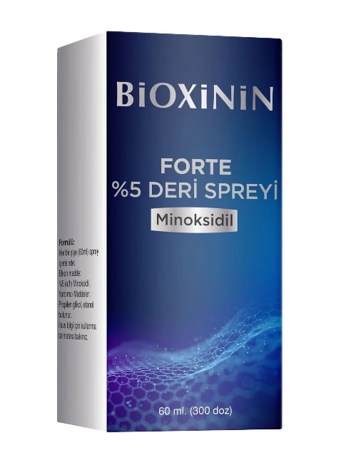 Bioxinin Forte Minoksidil %5 Deri Spreyi