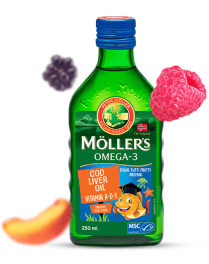 Mollers Omega-3 Balık Yağı Şurubu Tutti Frutti 250 ml