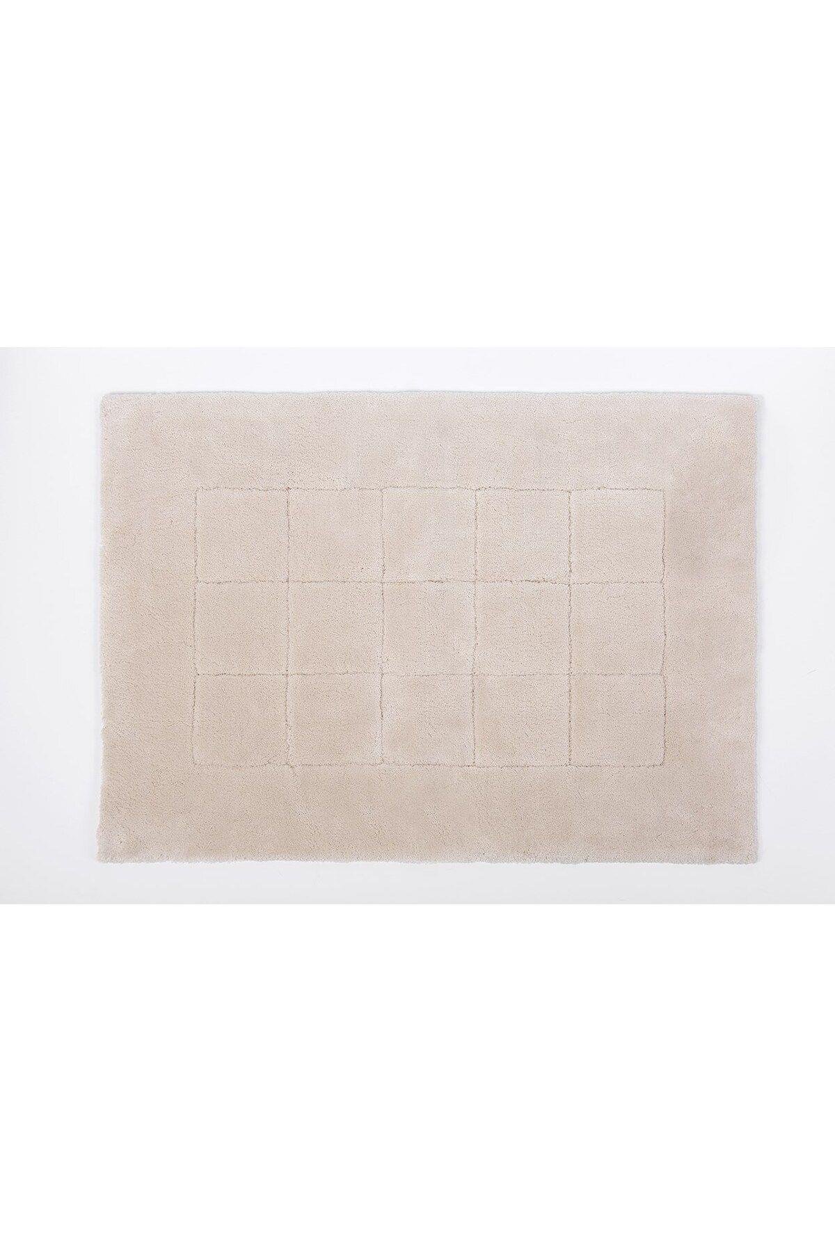 Banyo Paspası Cubes 60*100 cm Taş Rengi
