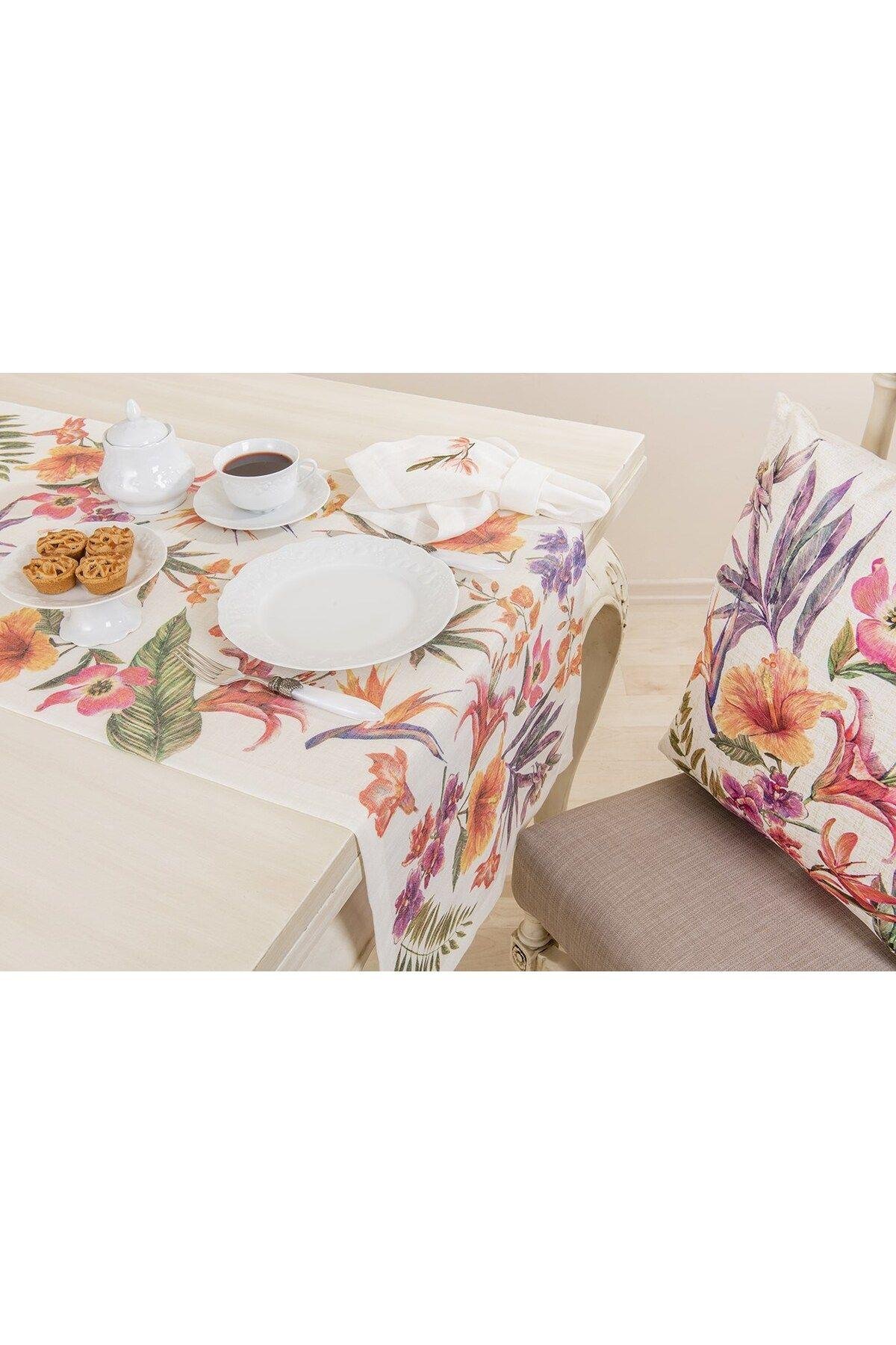 Baskılı Masa Bandı Gardenia Renkli
