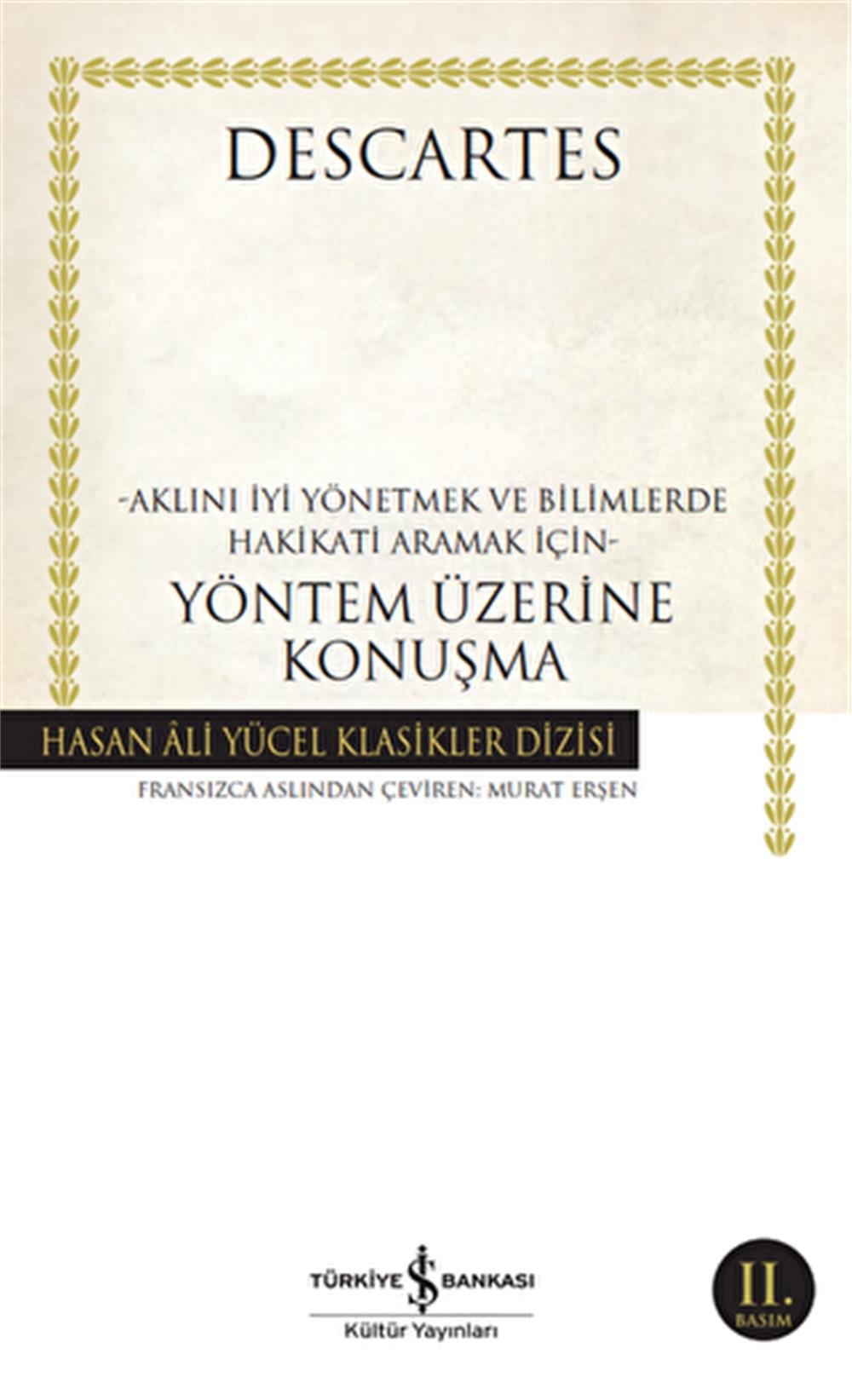 YÖNTEM ÜZERİNE KONUŞMA - DESCARTES