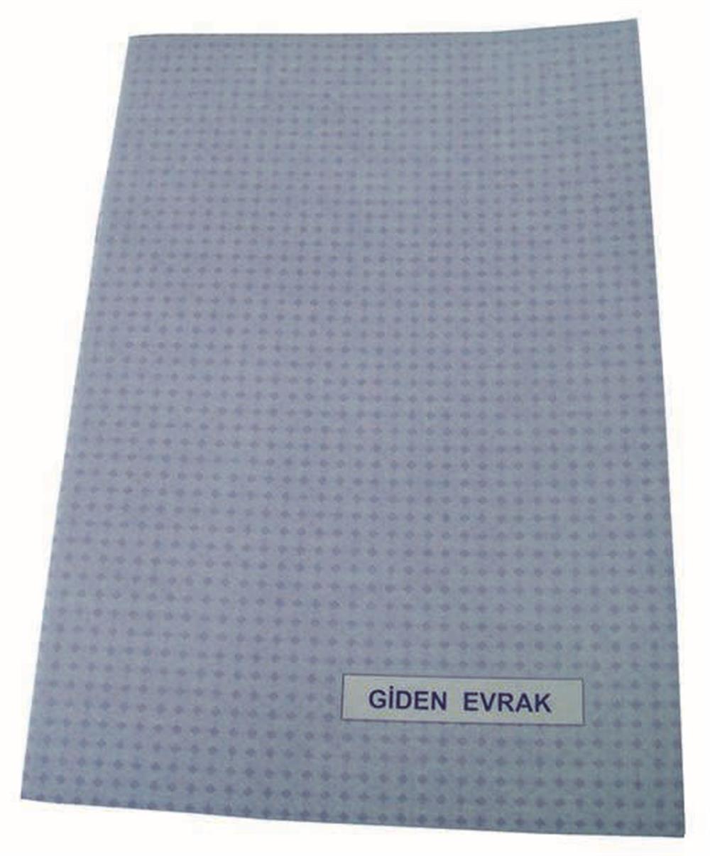 DİLMAN GİDEN EVRAK DEFTERİ KARTON KAPAK