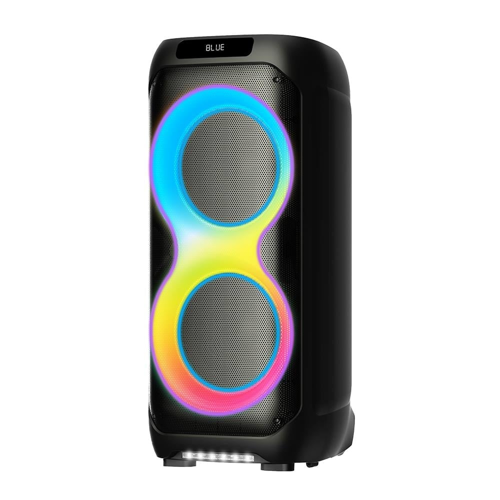 Zore LT-2131 Dijital LED Göstergeli Mikrofonlu RGB TWS Çift 8 inç Stereo Bass Kablosuz Karaoke Hoparlör