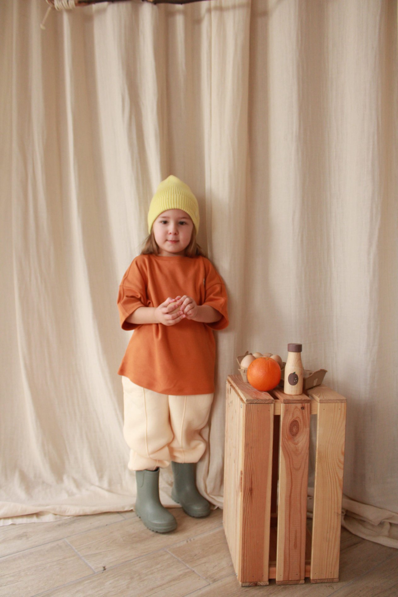 Ahtapot Nakışlı Oversize T-shirt