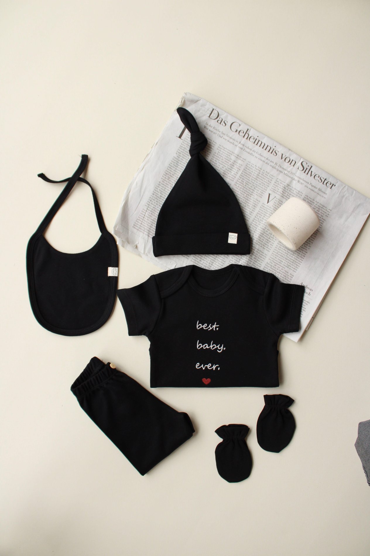 Baby Nakışlı 5li Yenidoğan Set
