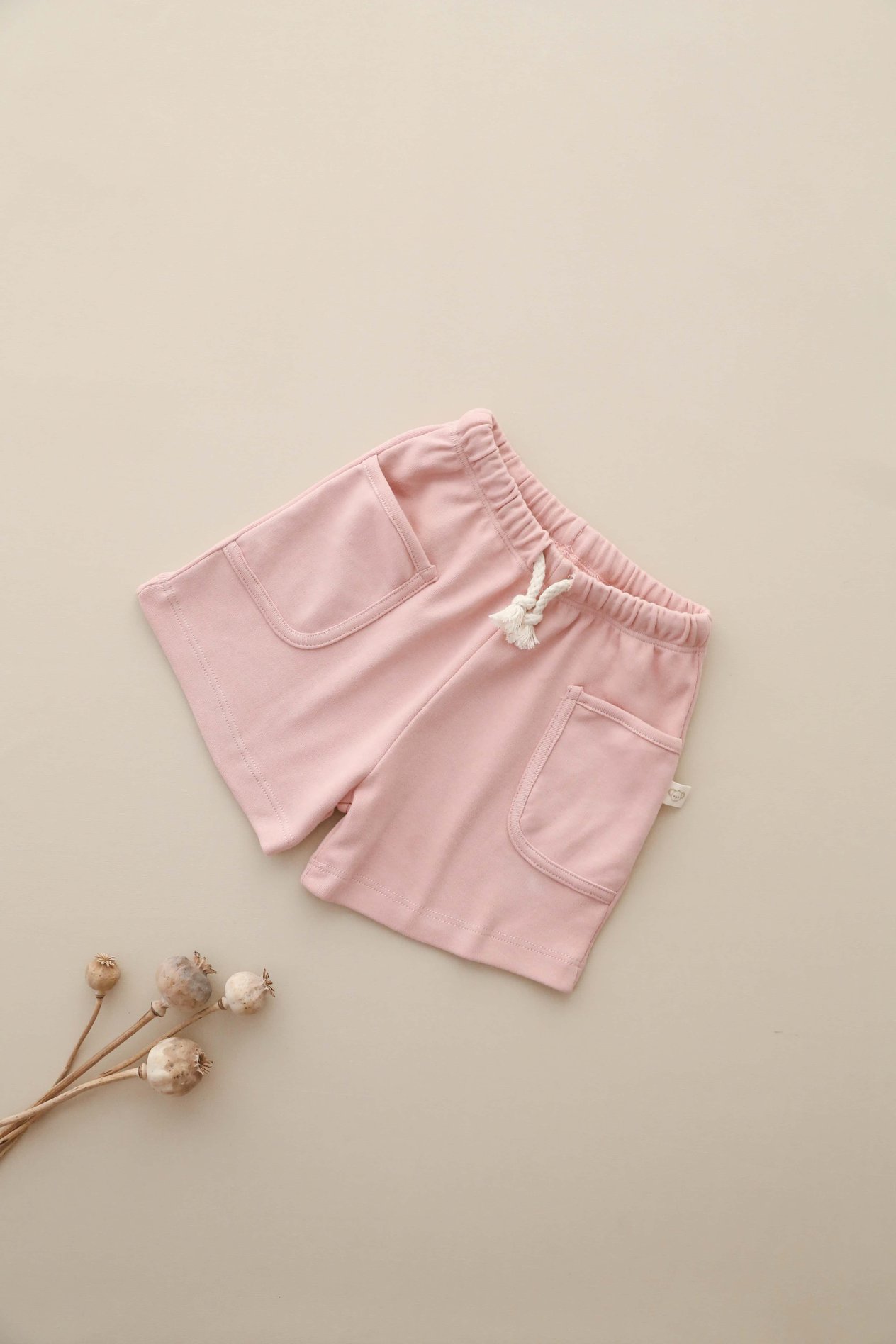Pembe Basic Cepli Çocuk Şort