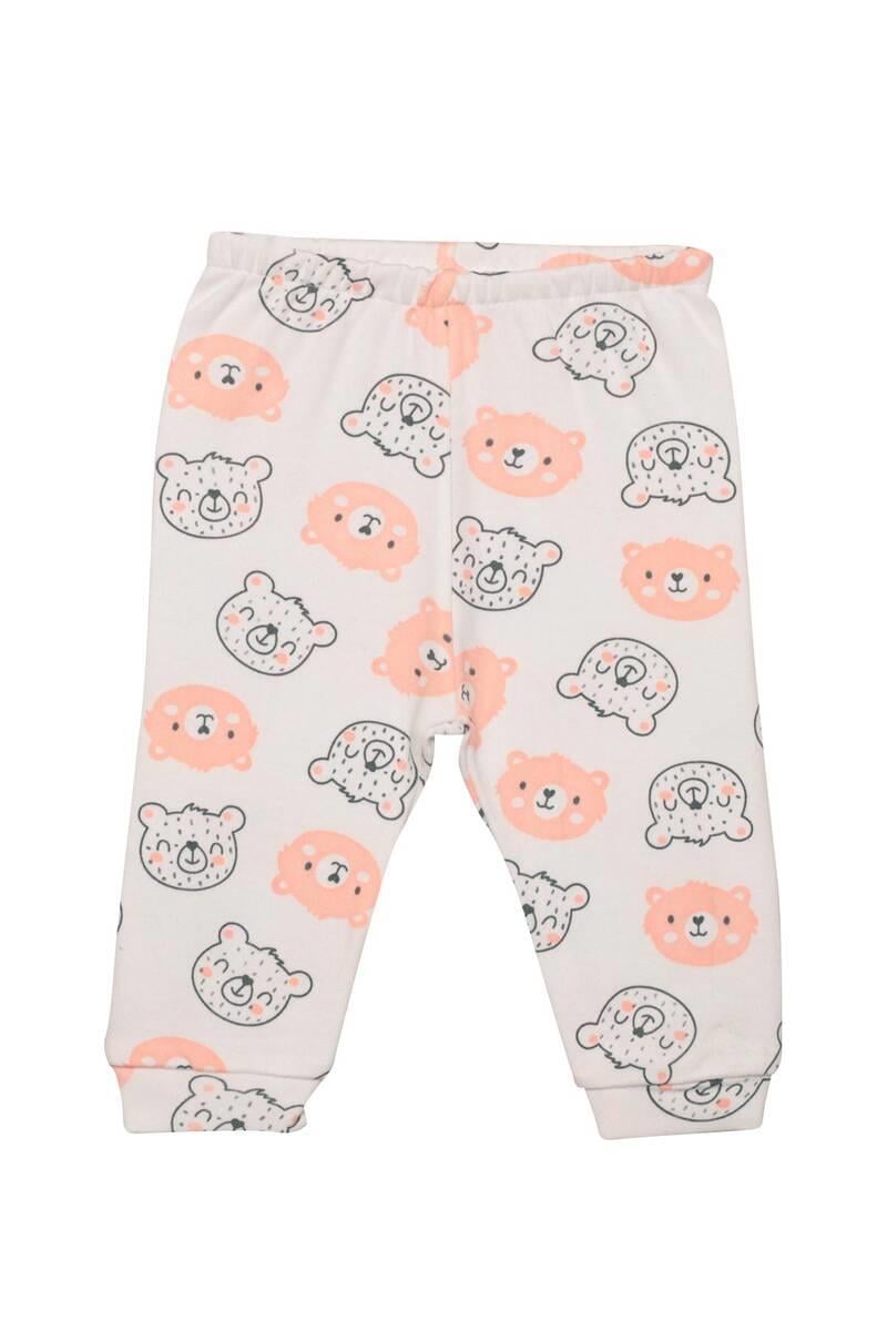 Ayıcık Baskılı Bebek Pijama Takımı 85 | Yavru Ağzı
