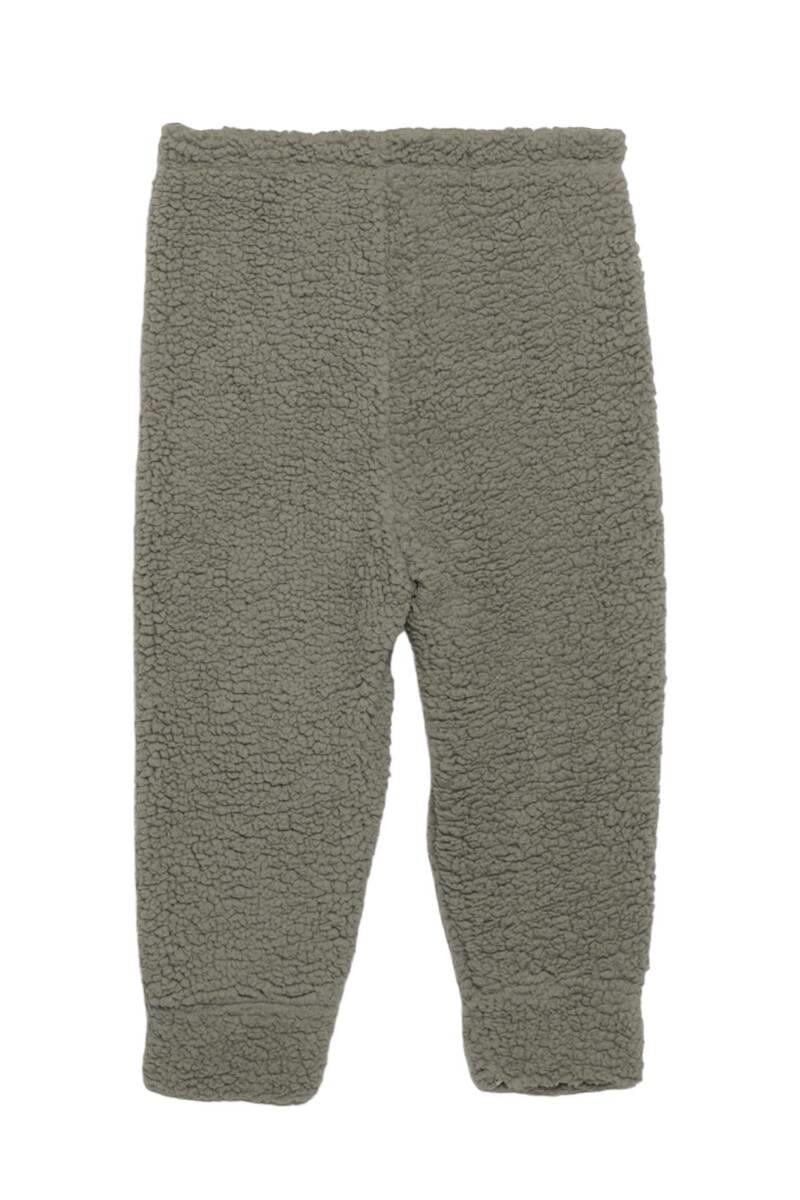 Ayıcık Baskılı Peluş Çocuk Pijama Takımı | Nefti