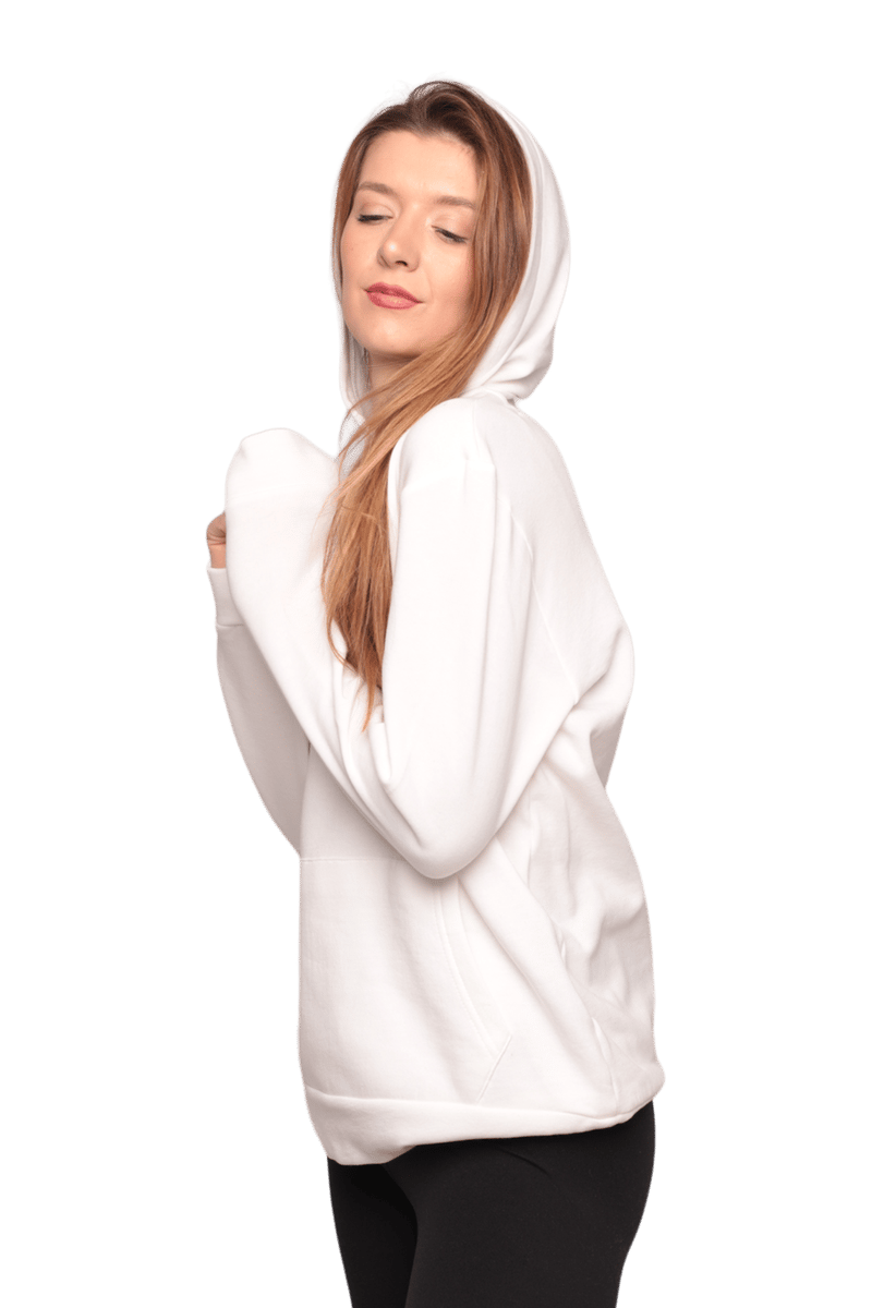 Baskılı 3 İplik Kadın Sweatshirt 0160 | Ekru