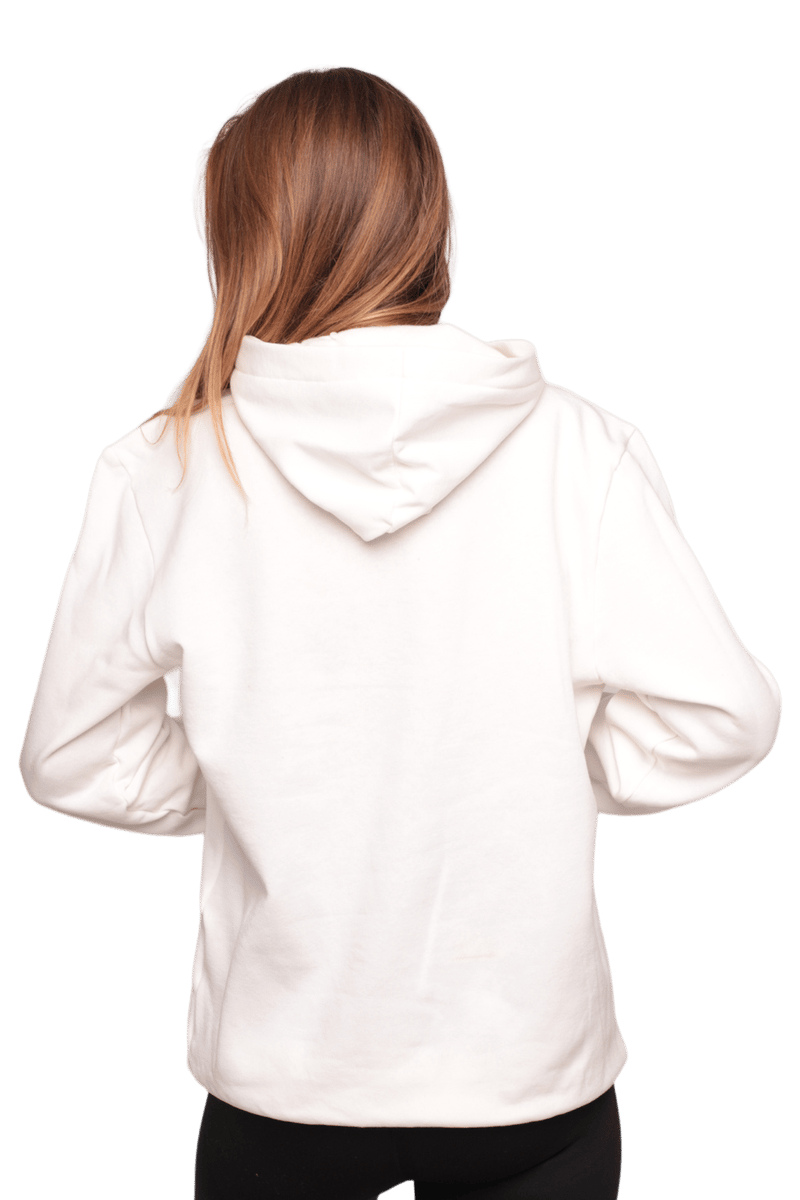 Baskılı 3 İplik Kadın Sweatshirt 0160 | Ekru