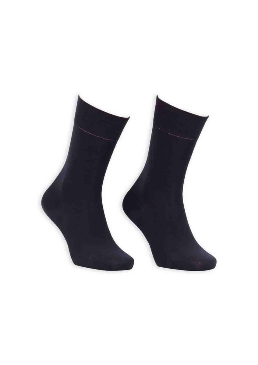 Bordo Bambu Dikişsiz Erkek Çorap GBK1002 | Siyah