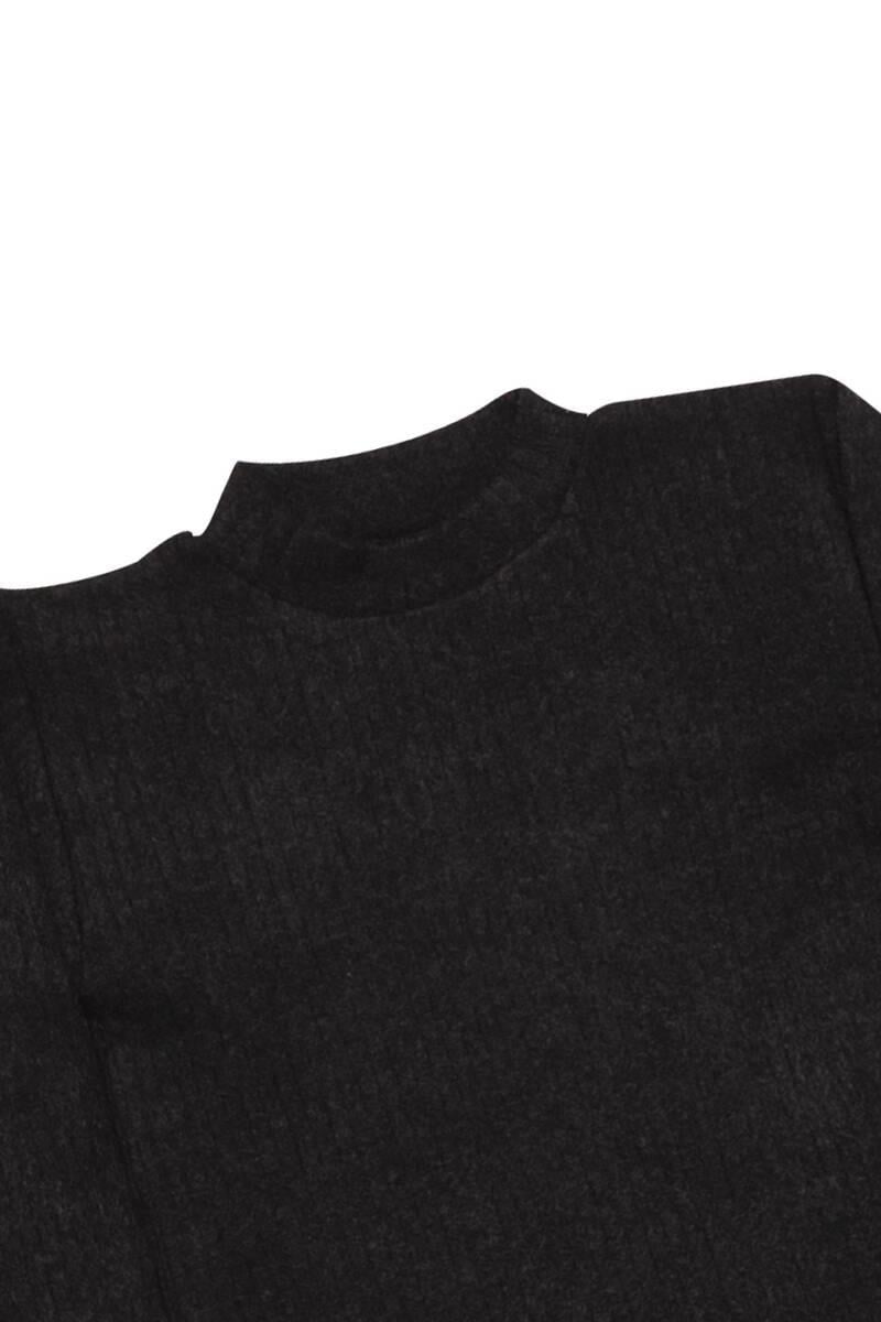 Fitilli Kız Çocuk Body 0746 | Siyah