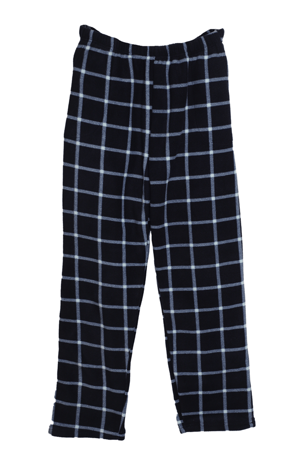 Kareli Erkek Polar Pijama Altı 9336 | Lacivert