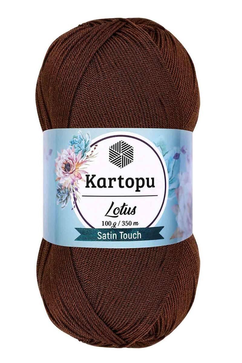 Kartopu Lotus El Örgü İpi  Kahverengi K858