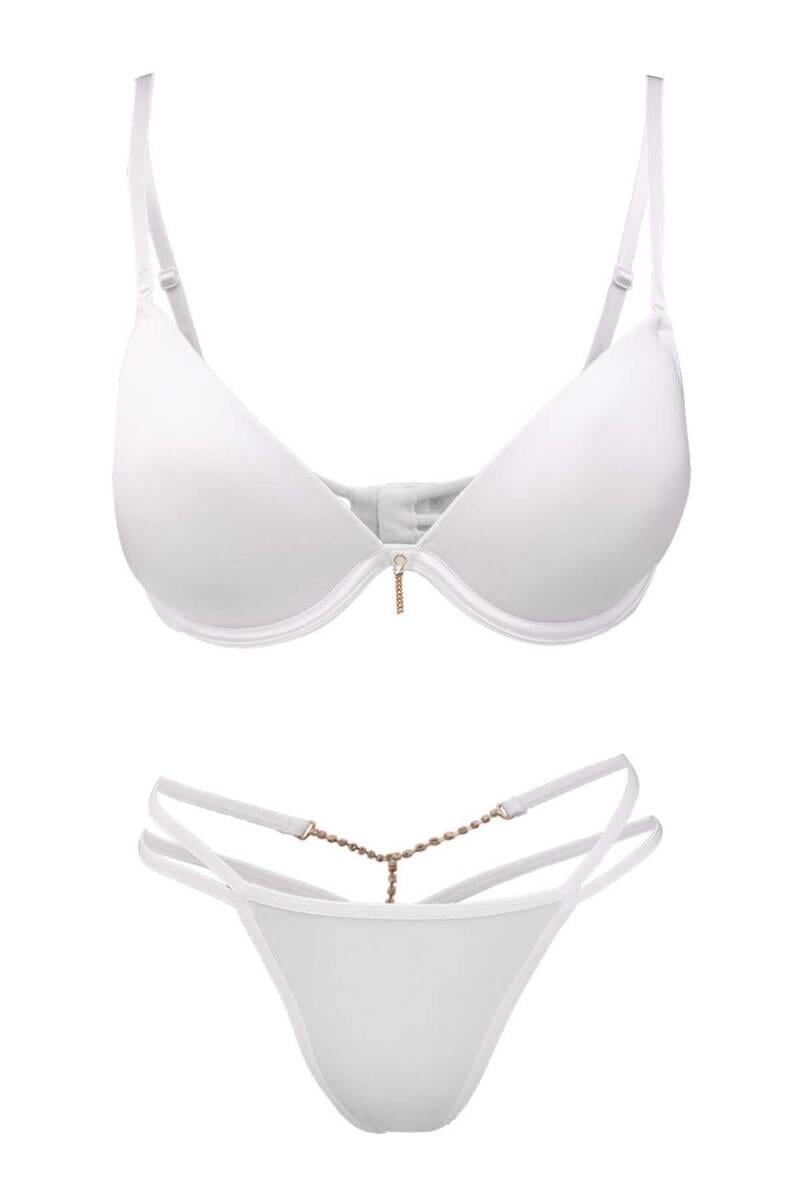 Le Jardin Raina Push-up Sütyen Takımı 6950 | Beyaz