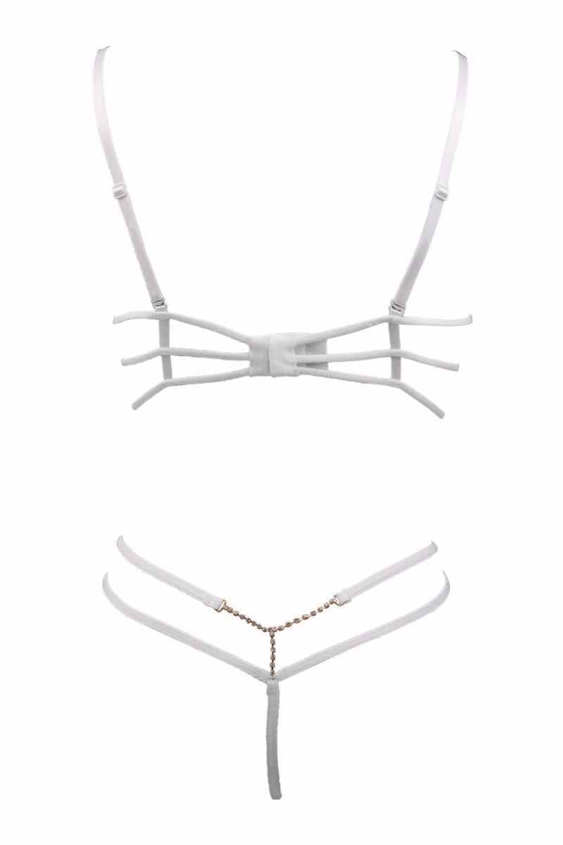 Le Jardin Raina Push-up Sütyen Takımı 6950 | Beyaz