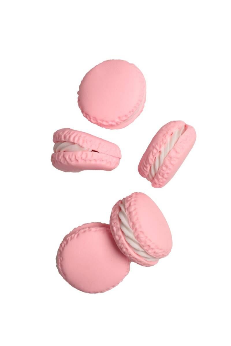 Plastik Makoron 5'li | Pembe