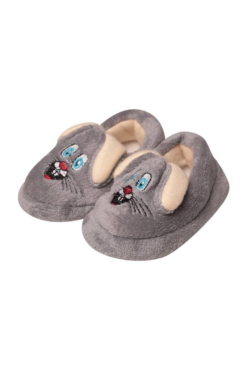 Tavşanlı Bebek Panduf 0253 | Gri