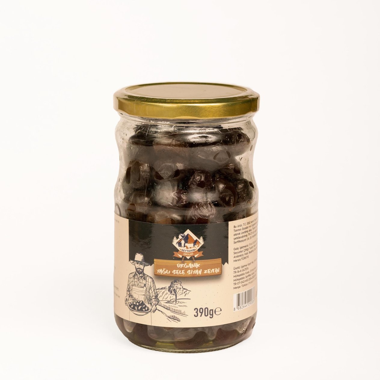 Organik Yağlı Sele Siyah Zeytin