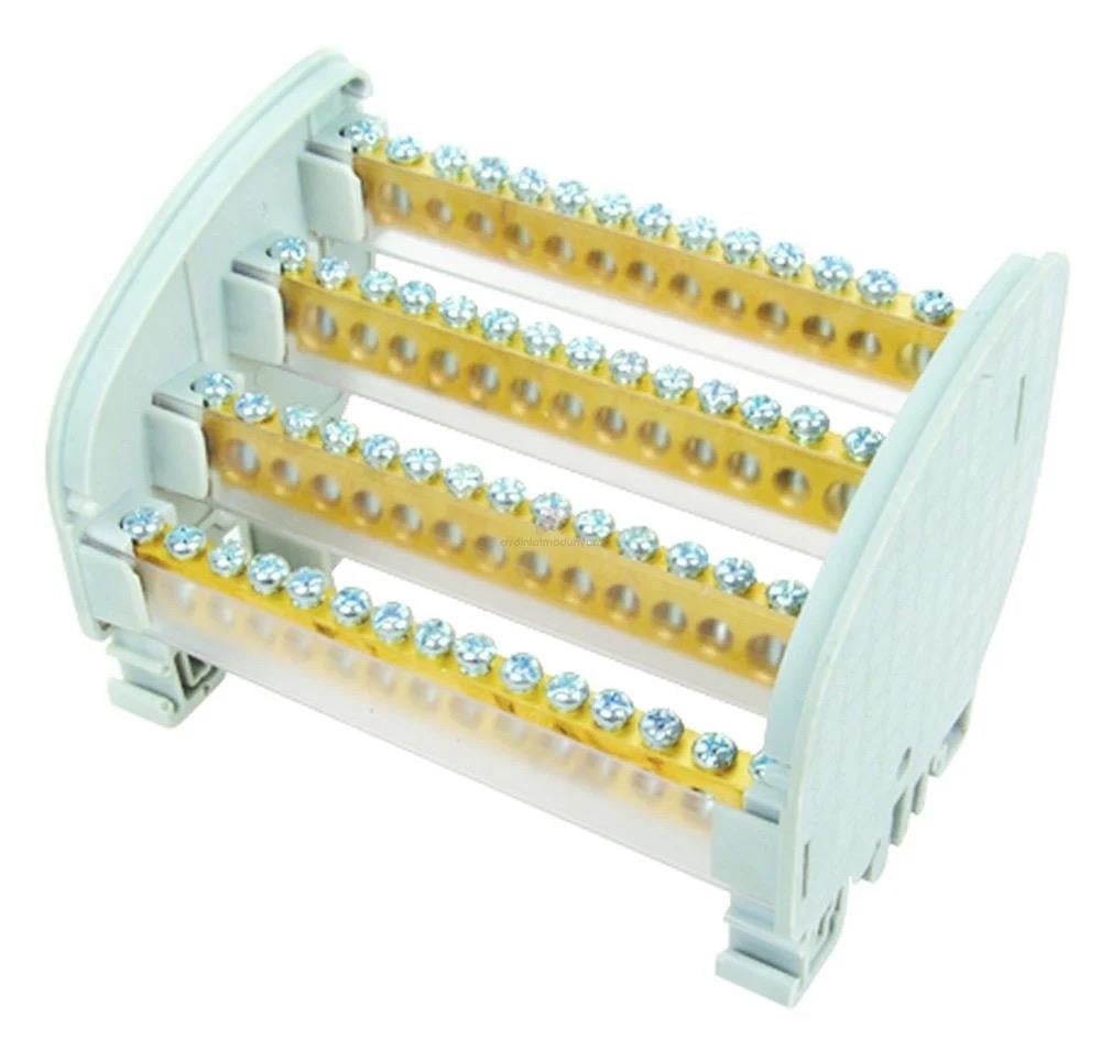 125A 4 Kutup Dağıtım Ünütesi 10 Delikli 7x12mm