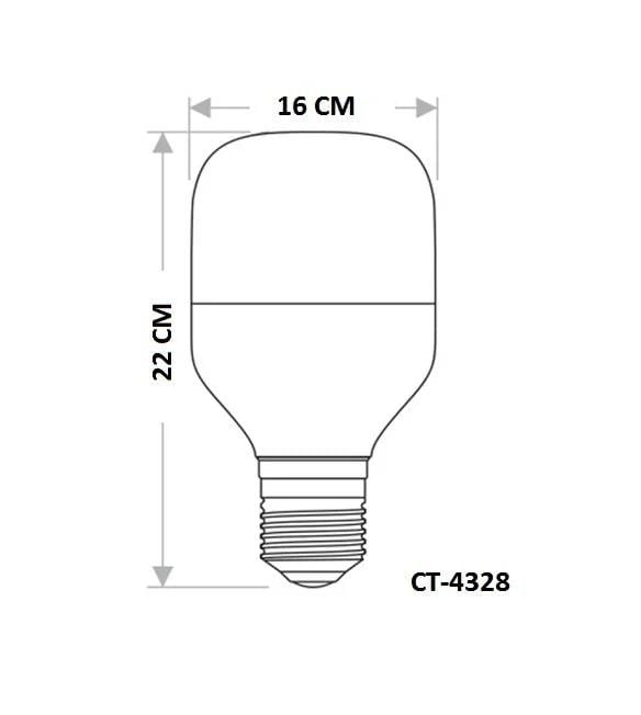 Cata 60 Watt E27 Duylu Torch Led Ampul CT-4328 Beyaz Işık