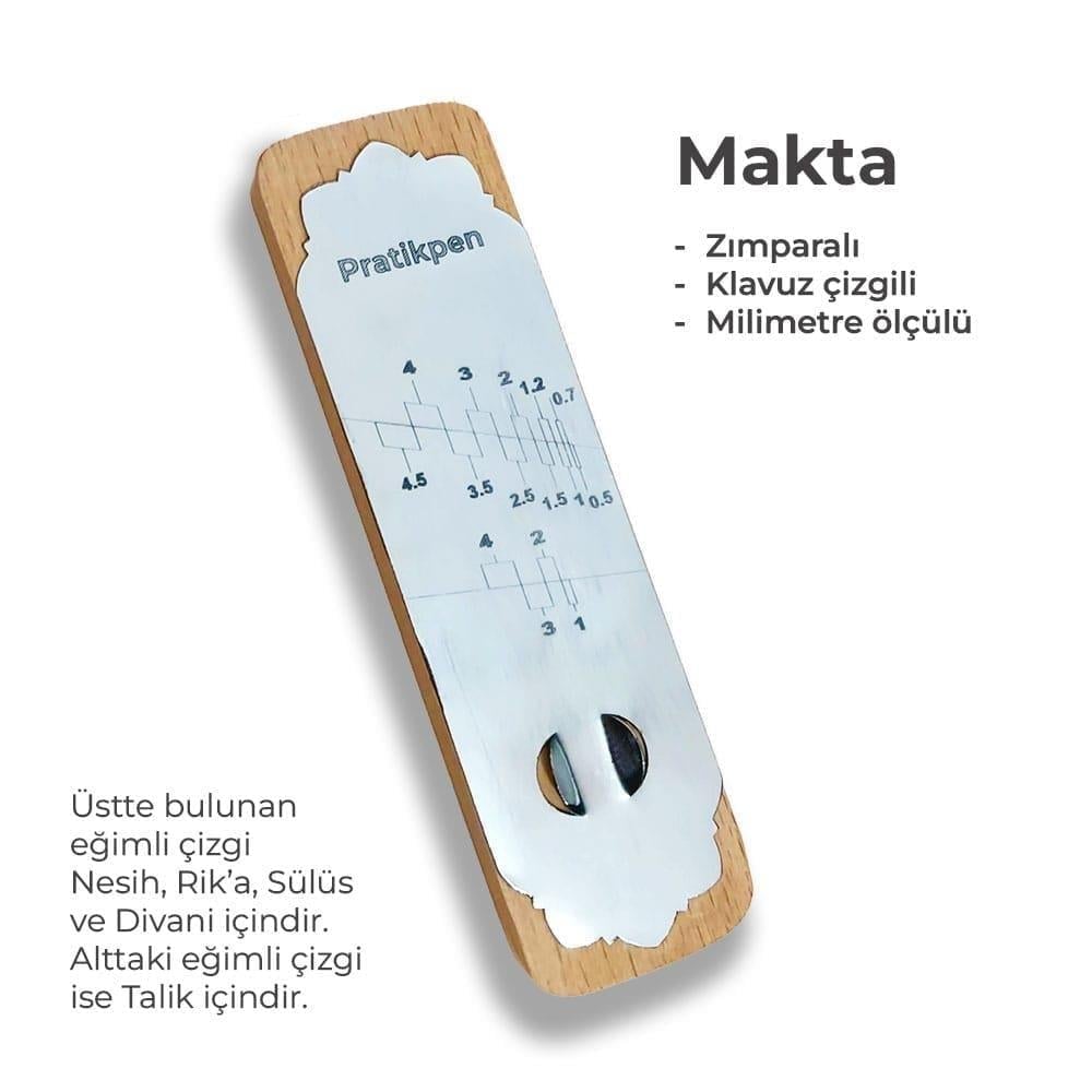 Pratikpen Makta - Klavuz  Ölçülü Zımparalı