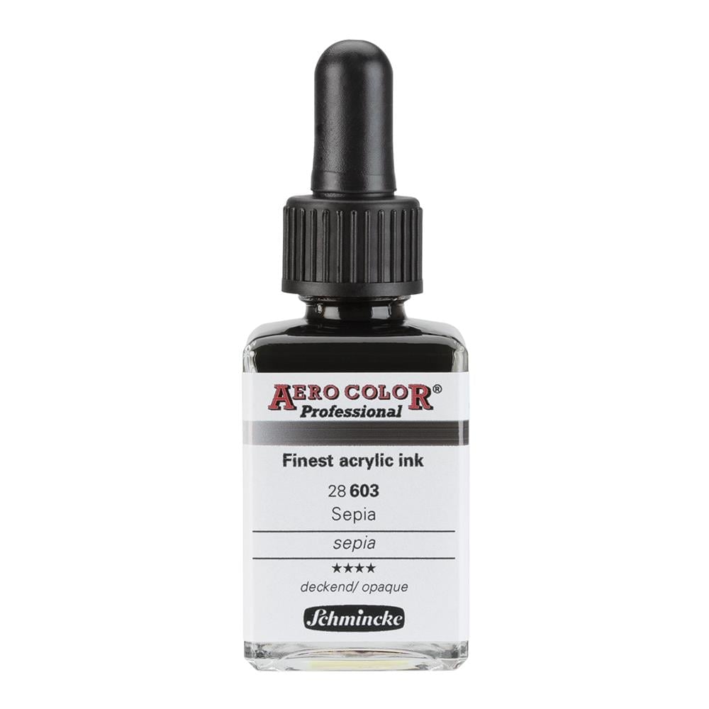 Schmincke Aero Color Akrilik Mürekkep 28 ml 603 Sepia