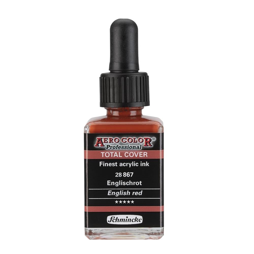 Schmincke Aero Color Akrilik Mürekkep 28 ml 867 English Red