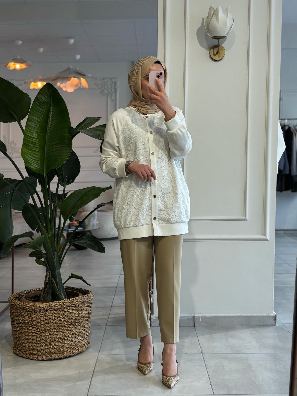 BEYS DESİGN ROSE CEKET/BEJ/1