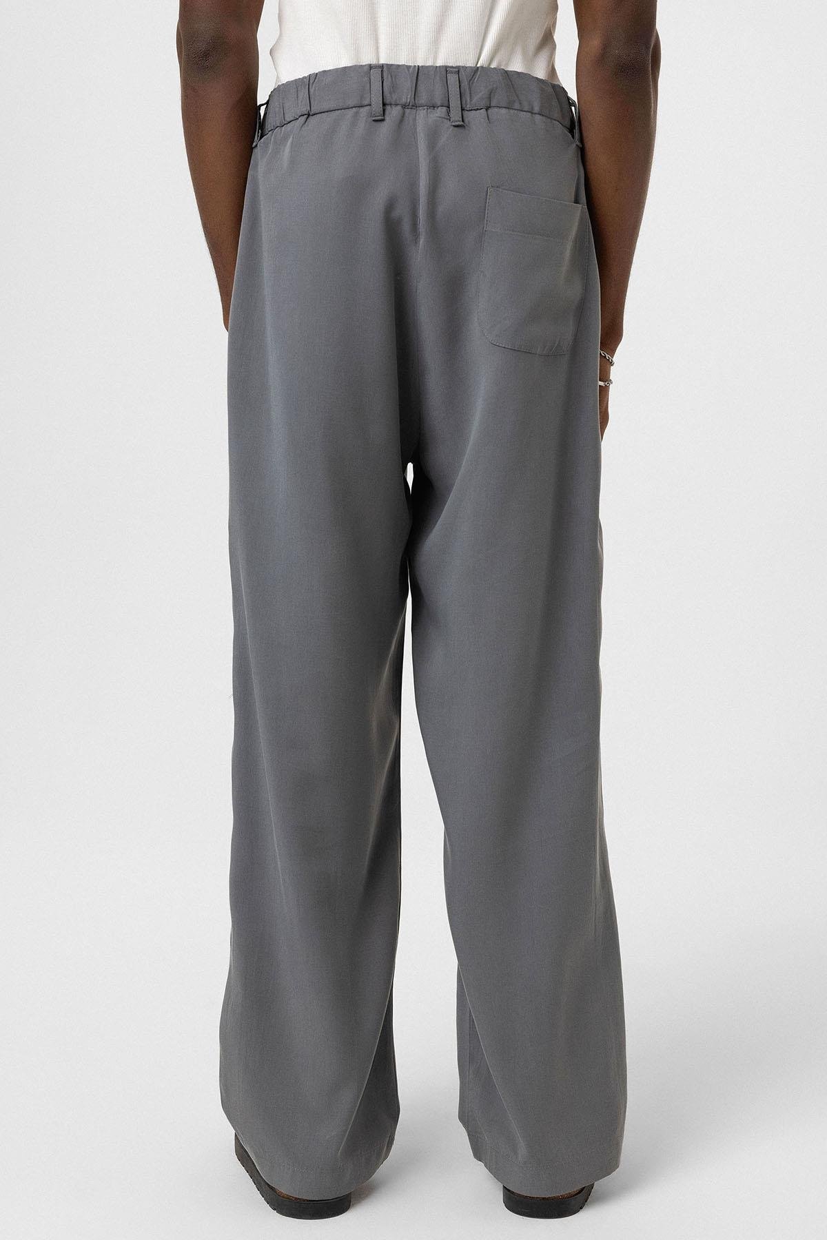 Relaxed Fit Kumaş  Pantolon Gri