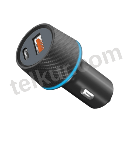 ALLME AS3018AS 48W PD+QC Premıum Araç Şarj Başlığı Siyah  