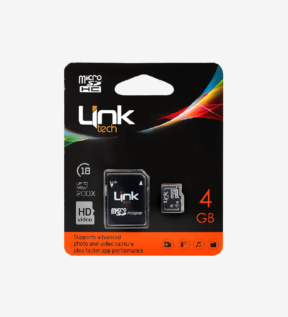 LinkTech 4GB Micro SD Adaptörlü Hafıza Kartı