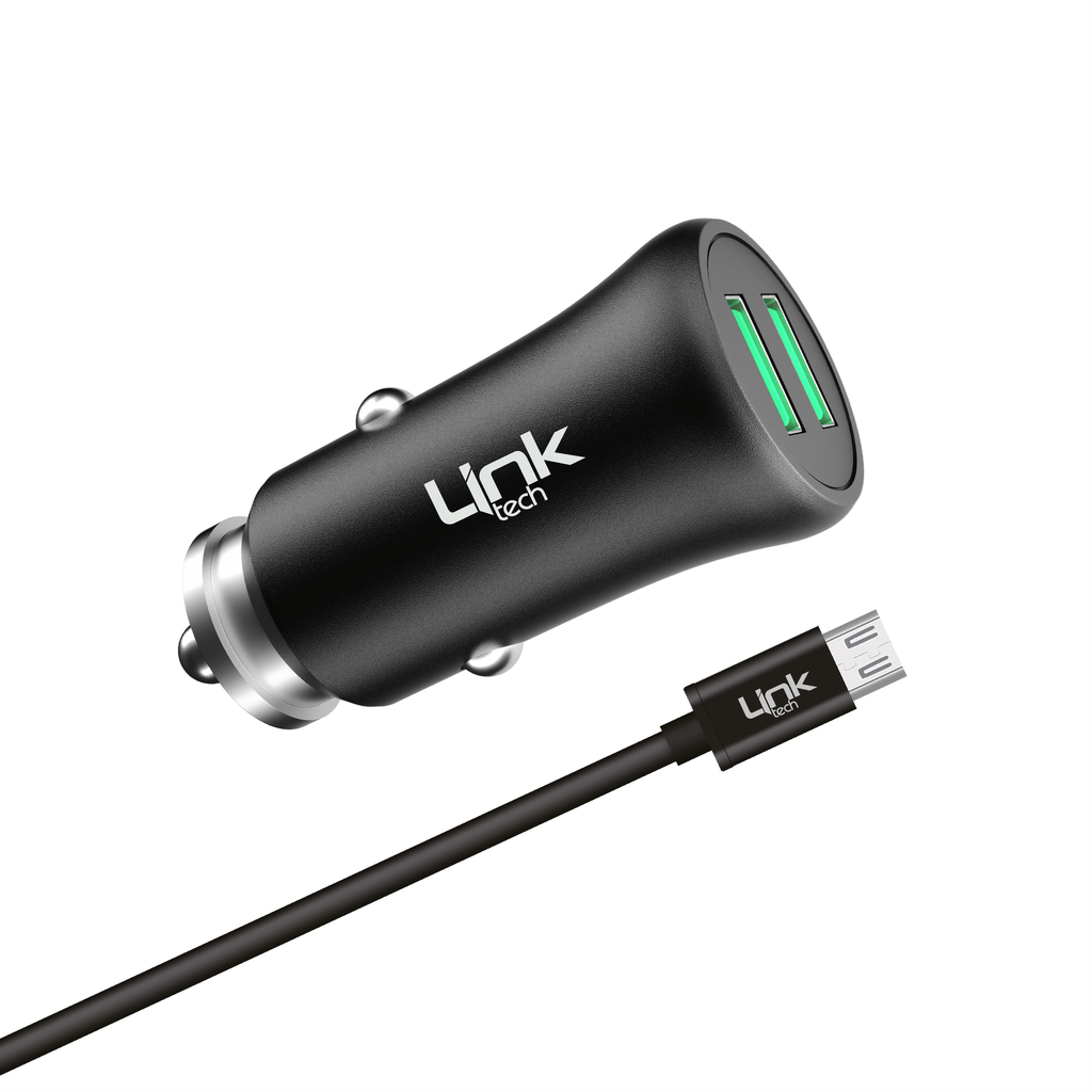 LinkTech M581 Metal Micro USB Araç Şarj Aleti 