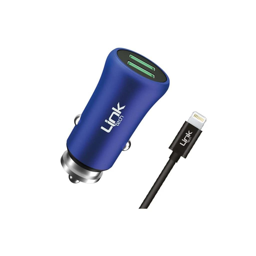 LinkTech M582 Metal Lightning USB Araç Şarj Aleti 