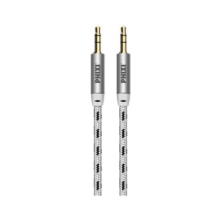PHIXI A810 3,5mm Jack Girişli 1m Silikon Aux Kablo