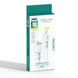 PHIXI CB412L 27W 5.0A Tpye-C to Lightning USB Sarj ve Data Kablosu