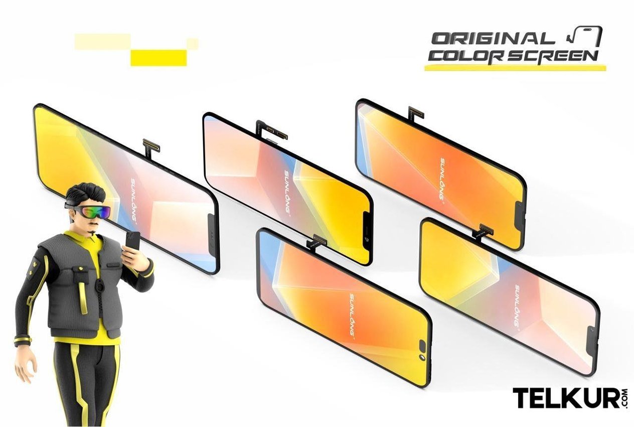 Samsung A505 -A50 Uyumlu Full Çıtalı Oled Sunlong Ekran