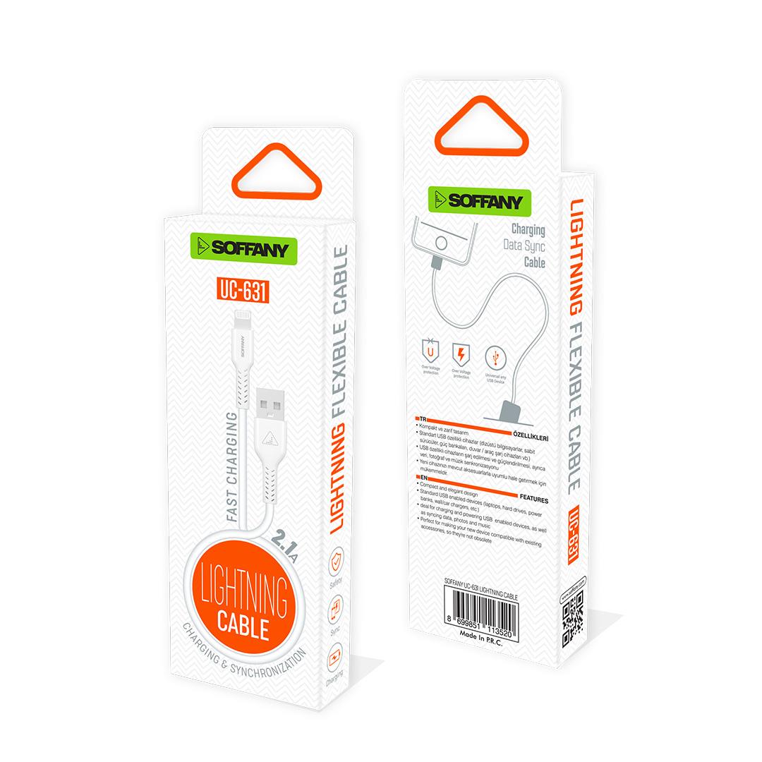 Soffany UC-631 LIGHTNING USB Kablo